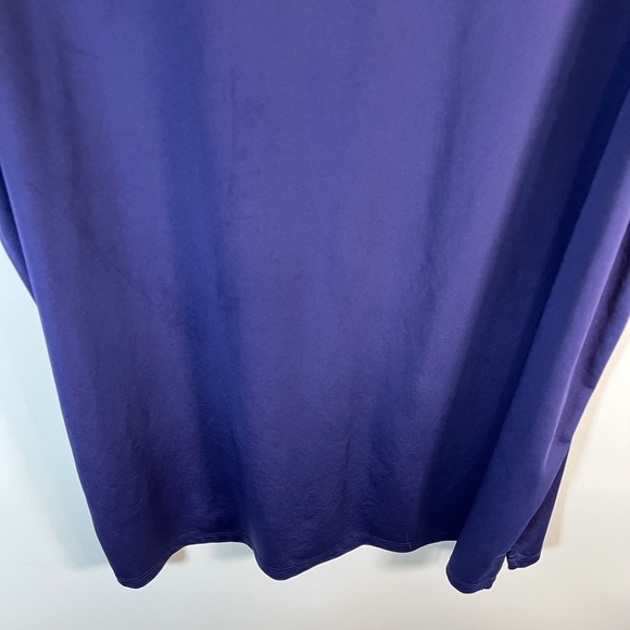 Greyson Men XL Purple Short Sleeve Golf Polo Shirt Wolf Logo Stretch Performance - Picture 8 of 9